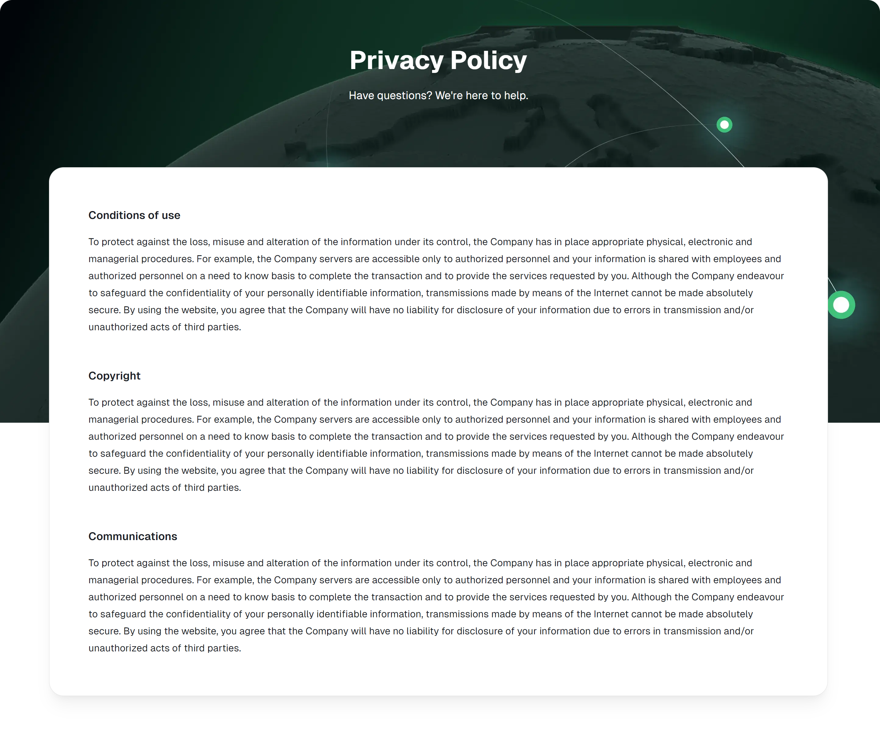Privacy Policy